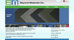 Desktop Screenshot of beyondmaterials.com